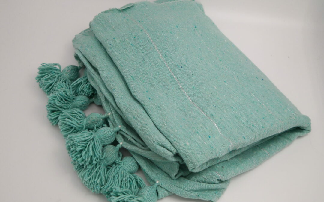 Groen katoenen plaid