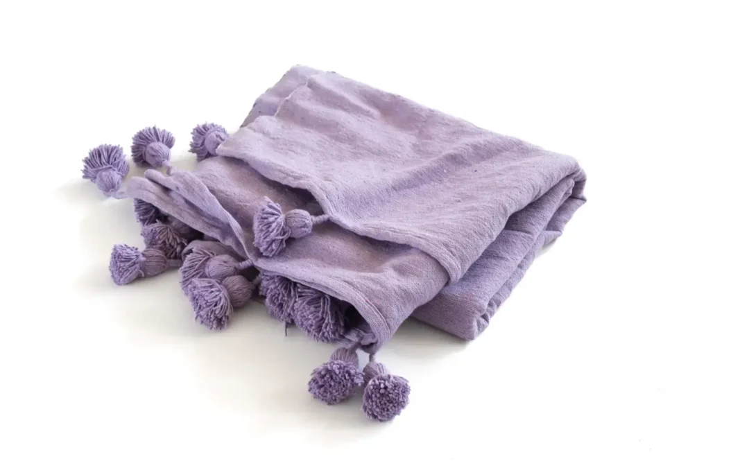 Lavendel katoenen plaid