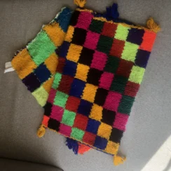 Felgekleurd handgemaakt kussensloop